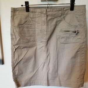 Khaki skirt